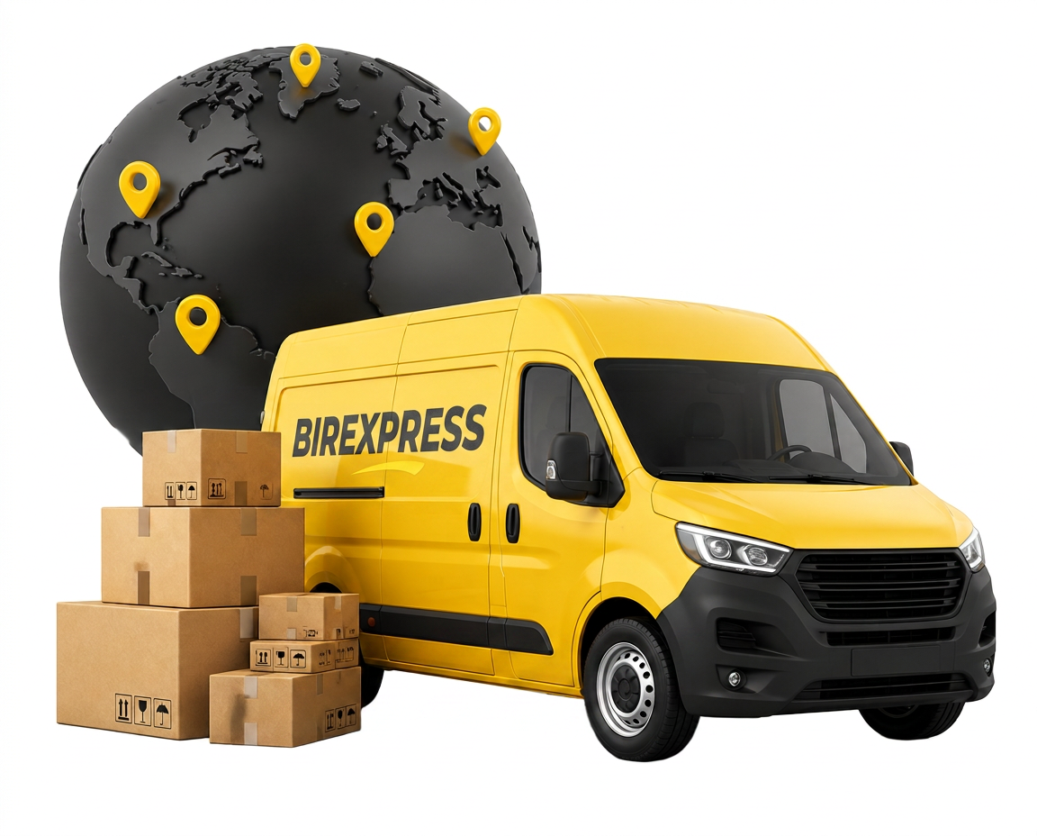 Birexpress kuryer avtomobili və bağlamalar